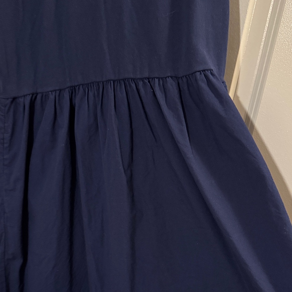 J. Crew Factory Navy Casual Dress - Picture 5 of 6
